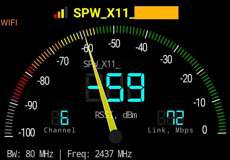 Speed Wi-Fi 5G X11_Wi-Fi_Radio wave normal