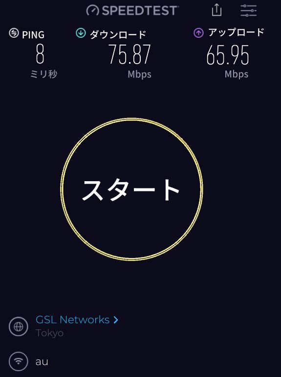 VDSL方式のひかり回線速度