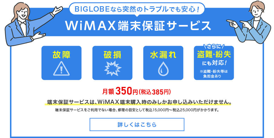 BIGLOBE WiMAXオプション